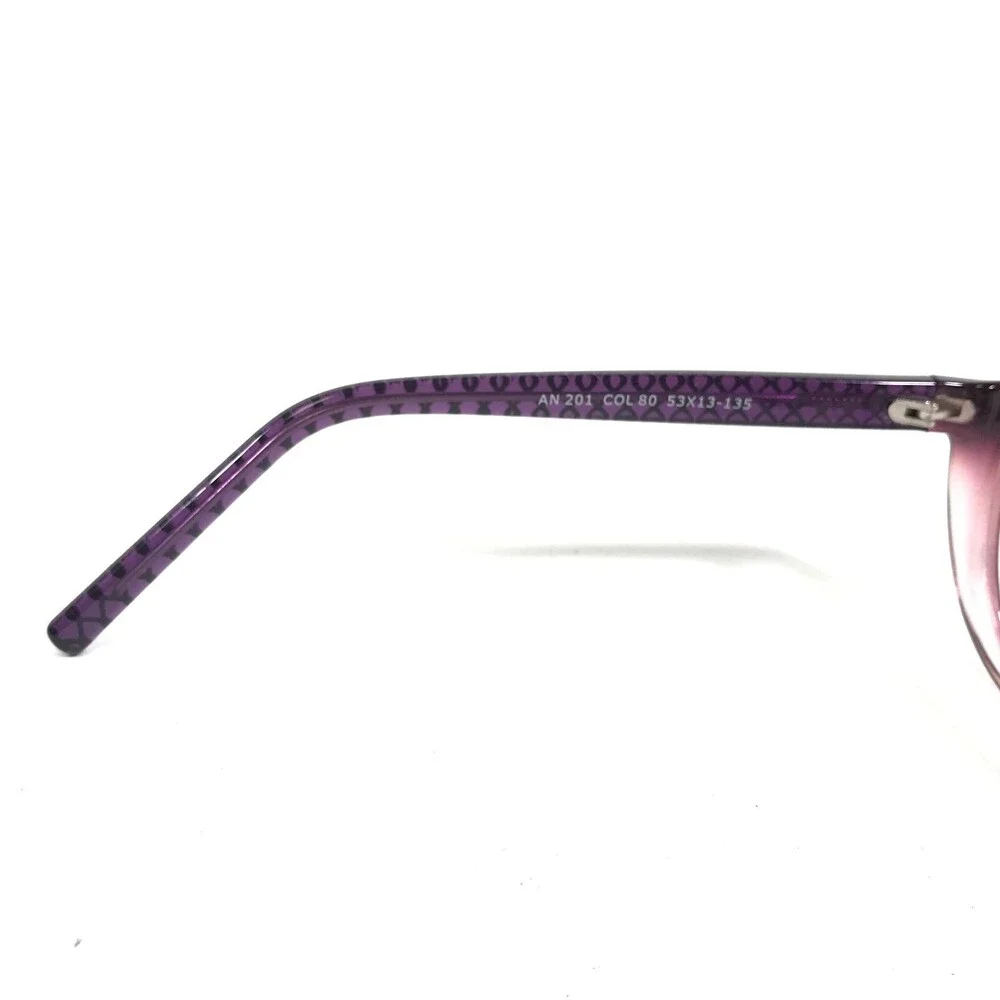 Next Issue AN 201 COL 80 Eyeglasses Frames Purple Round Full Rim 53-15-135
